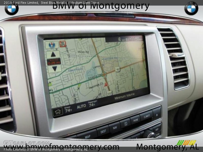 Steel Blue Metallic / Medium Light Stone 2010 Ford Flex Limited