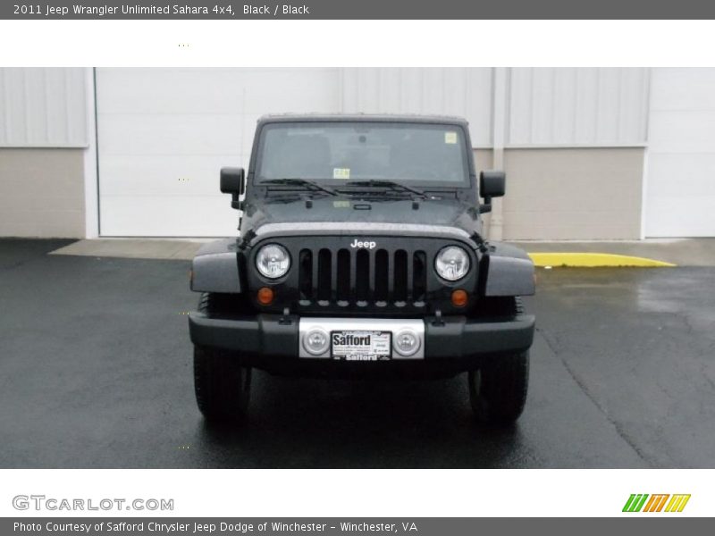Black / Black 2011 Jeep Wrangler Unlimited Sahara 4x4