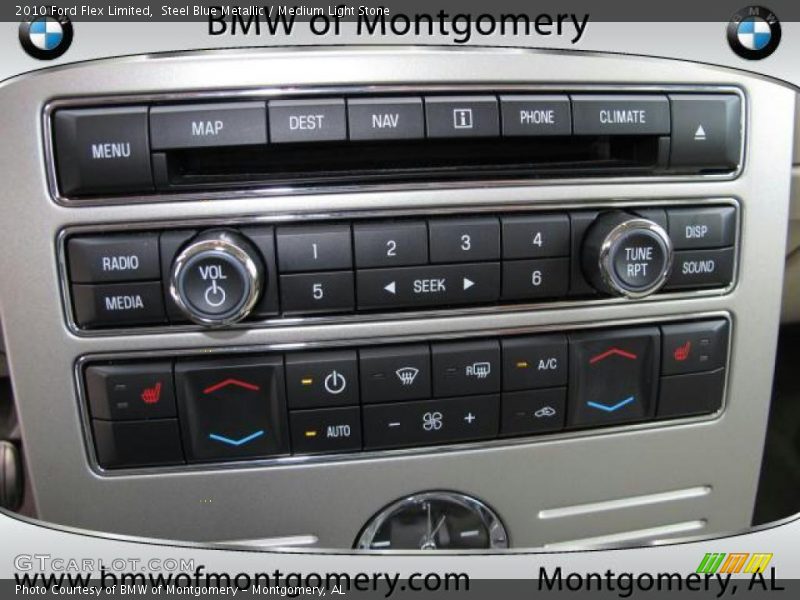 Steel Blue Metallic / Medium Light Stone 2010 Ford Flex Limited