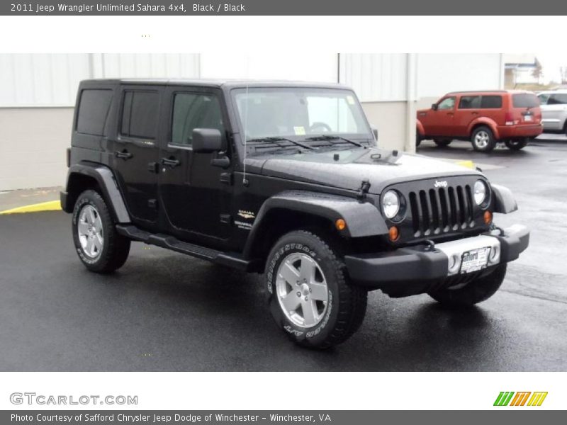 Black / Black 2011 Jeep Wrangler Unlimited Sahara 4x4