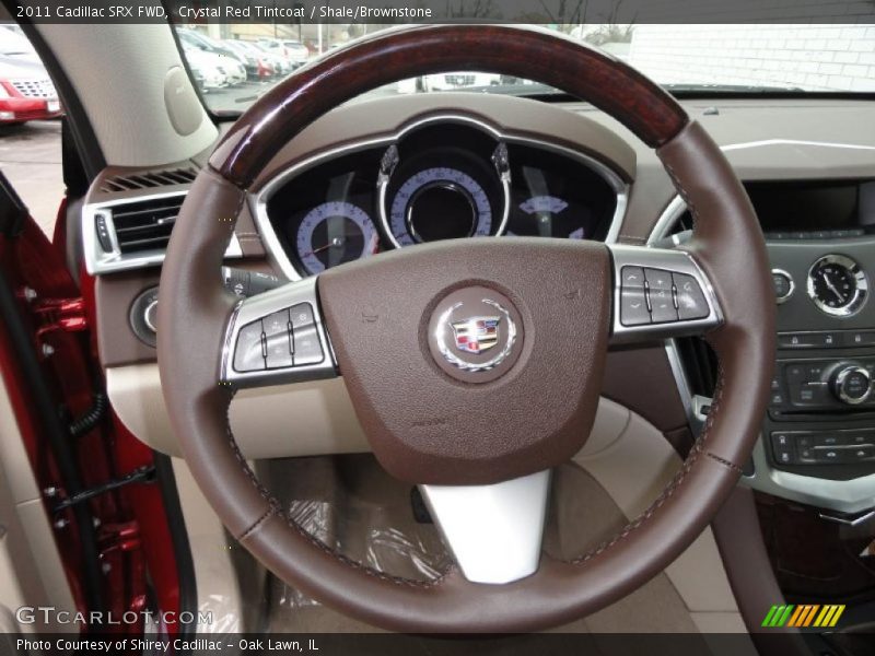 Crystal Red Tintcoat / Shale/Brownstone 2011 Cadillac SRX FWD