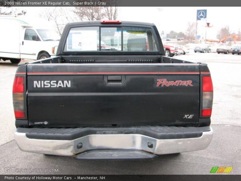 Super Black / Gray 2000 Nissan Frontier XE Regular Cab