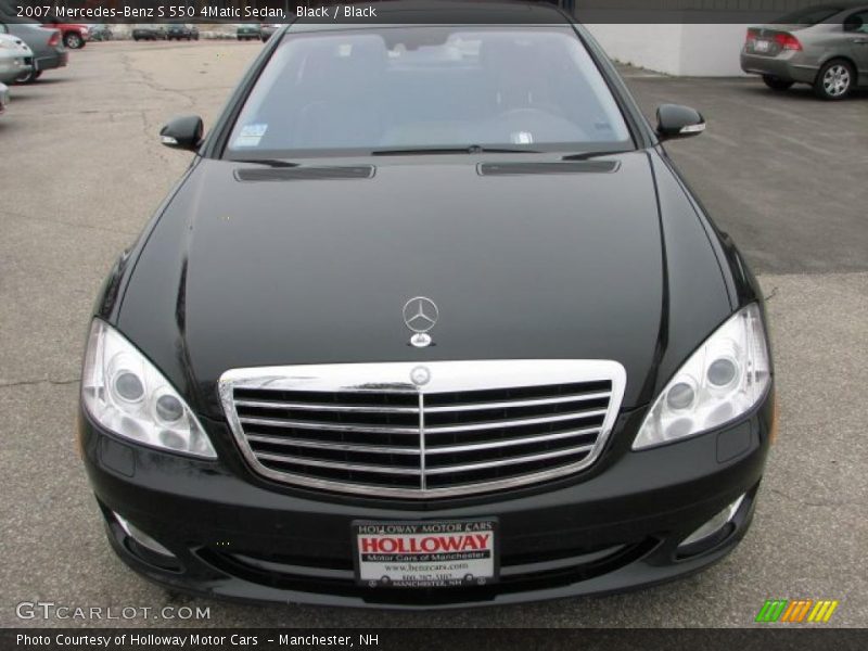 Black / Black 2007 Mercedes-Benz S 550 4Matic Sedan