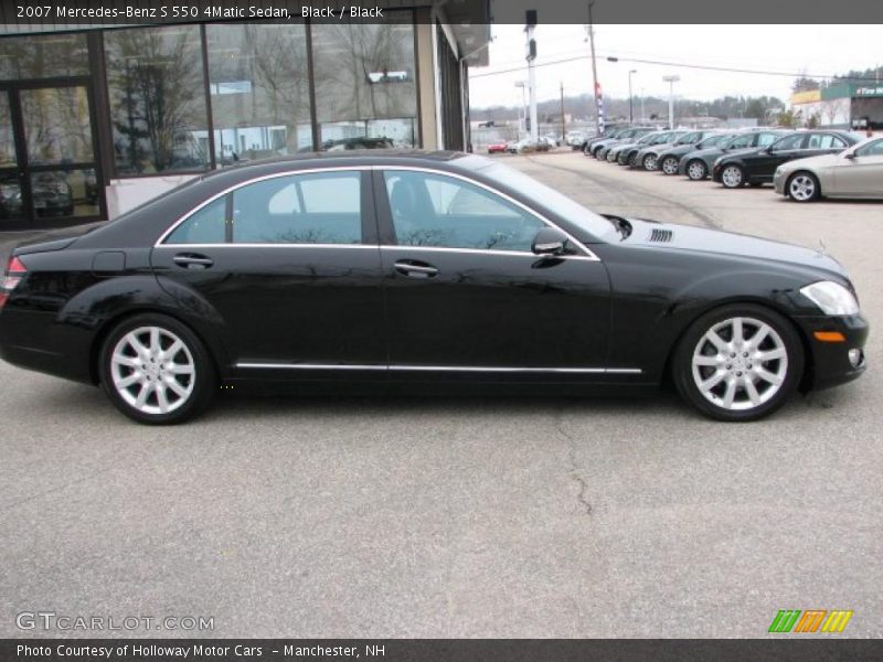 Black / Black 2007 Mercedes-Benz S 550 4Matic Sedan