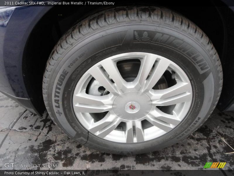 Imperial Blue Metallic / Titanium/Ebony 2011 Cadillac SRX FWD