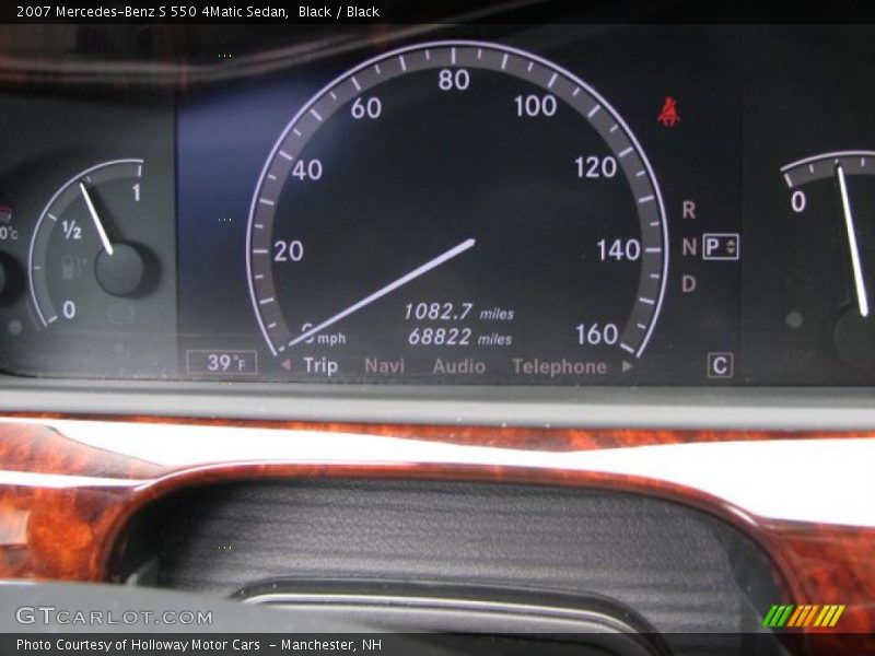 Black / Black 2007 Mercedes-Benz S 550 4Matic Sedan