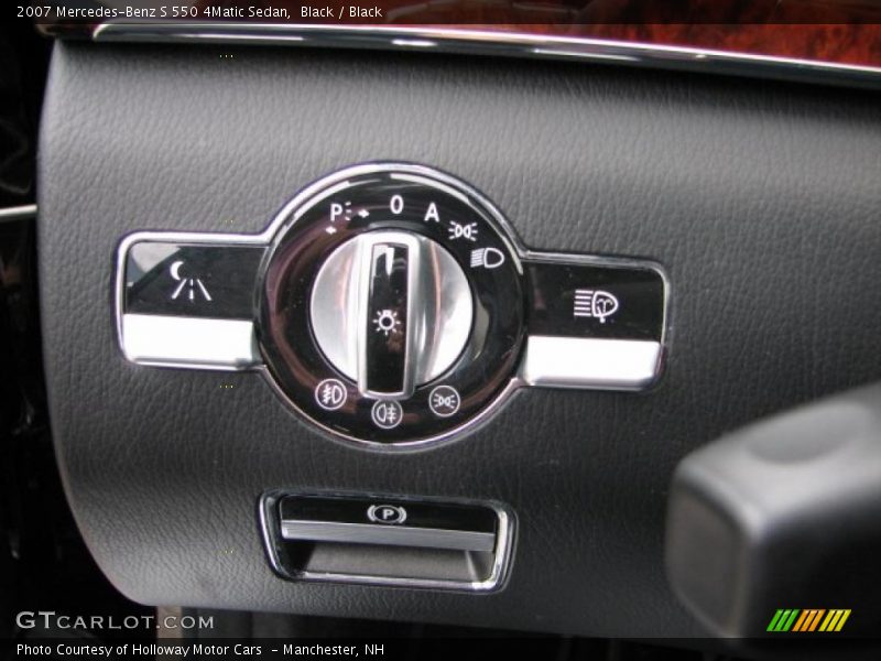 Black / Black 2007 Mercedes-Benz S 550 4Matic Sedan