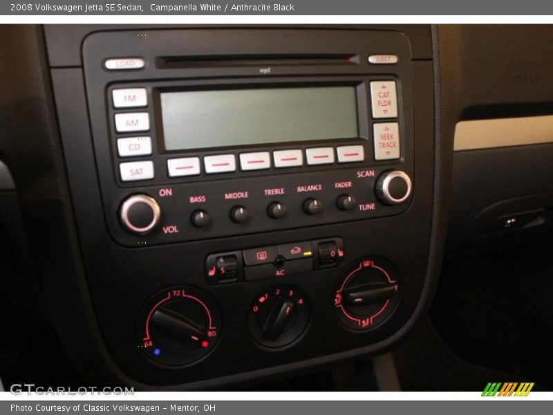 Campanella White / Anthracite Black 2008 Volkswagen Jetta SE Sedan