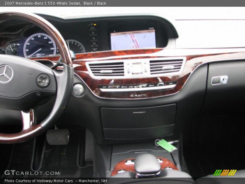 Black / Black 2007 Mercedes-Benz S 550 4Matic Sedan