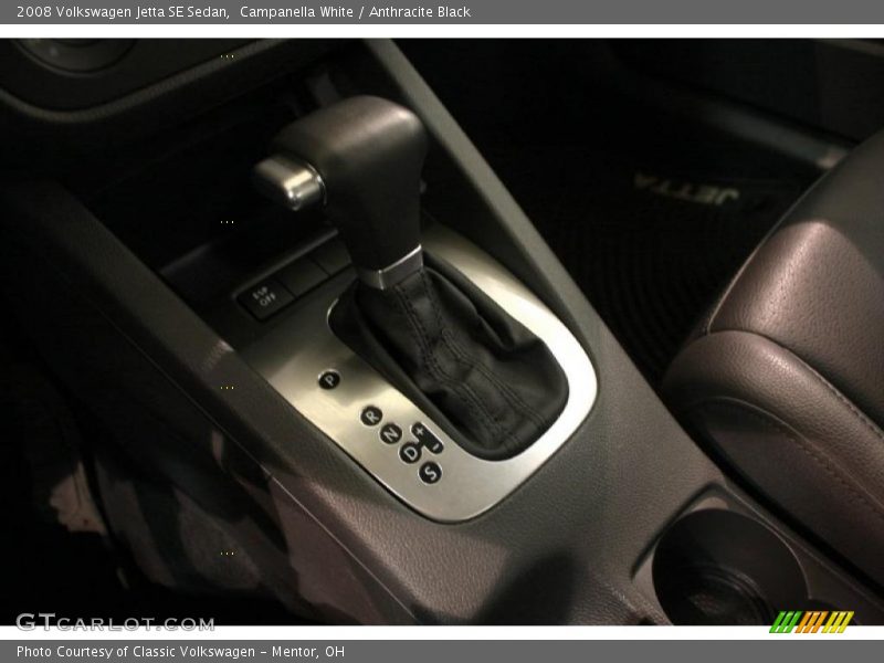 Campanella White / Anthracite Black 2008 Volkswagen Jetta SE Sedan