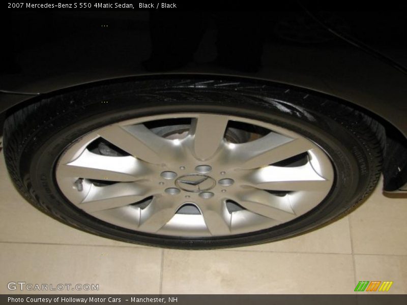 Black / Black 2007 Mercedes-Benz S 550 4Matic Sedan