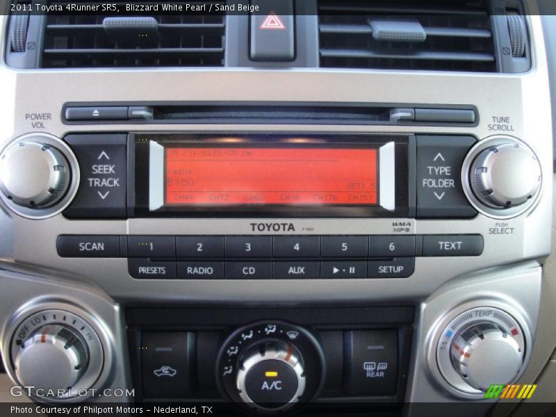 Blizzard White Pearl / Sand Beige 2011 Toyota 4Runner SR5