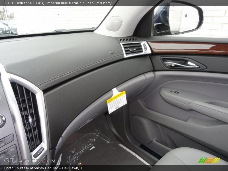 Imperial Blue Metallic / Titanium/Ebony 2011 Cadillac SRX FWD