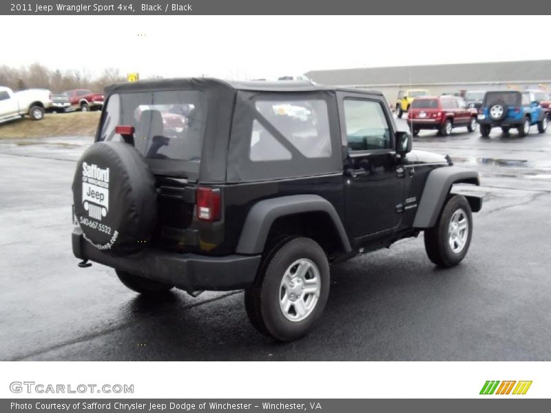 Black / Black 2011 Jeep Wrangler Sport 4x4