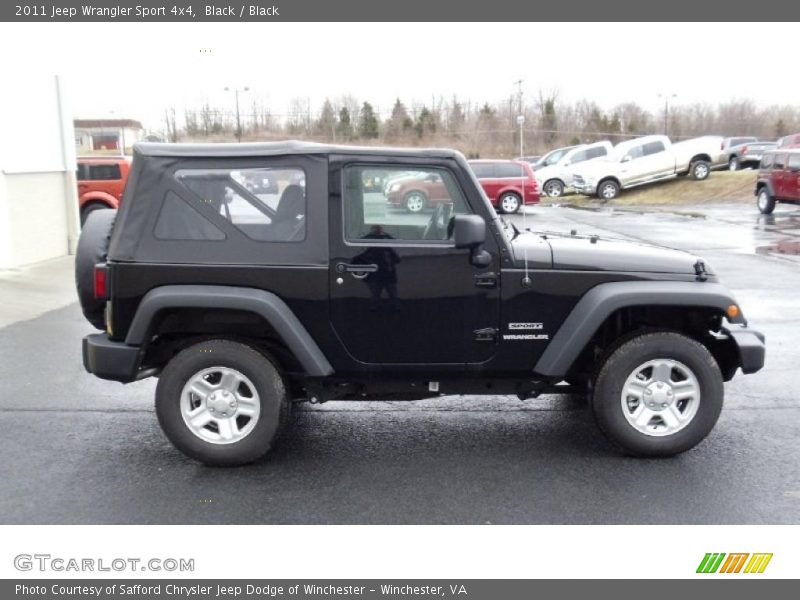 Black / Black 2011 Jeep Wrangler Sport 4x4