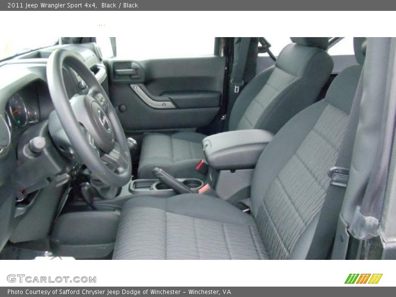 Black / Black 2011 Jeep Wrangler Sport 4x4