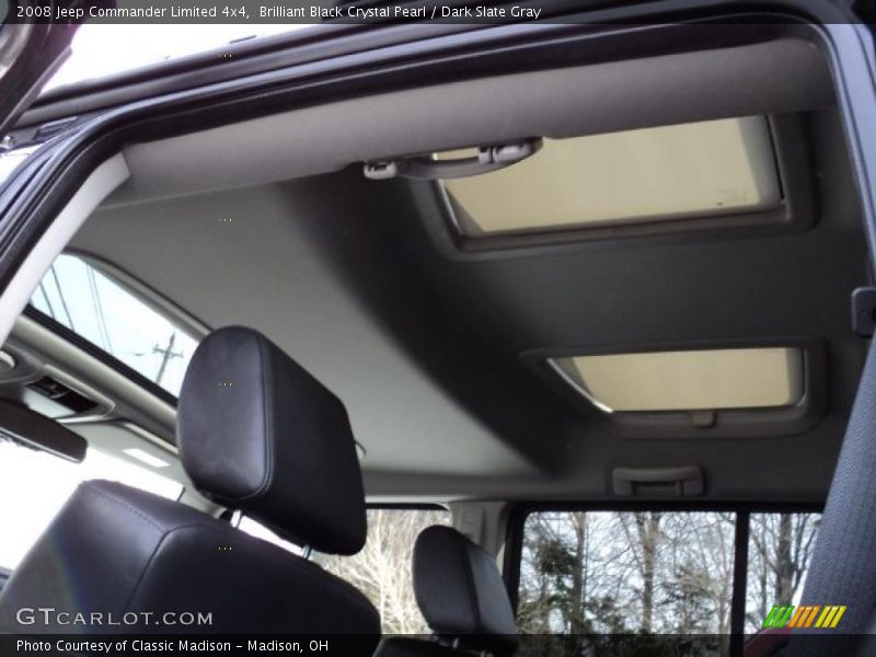 Brilliant Black Crystal Pearl / Dark Slate Gray 2008 Jeep Commander Limited 4x4