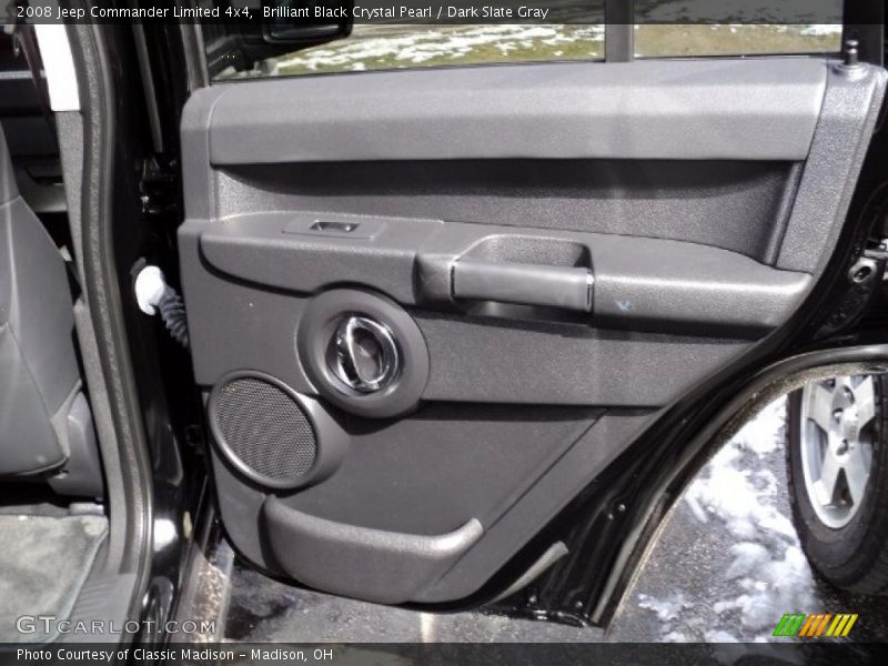 Brilliant Black Crystal Pearl / Dark Slate Gray 2008 Jeep Commander Limited 4x4