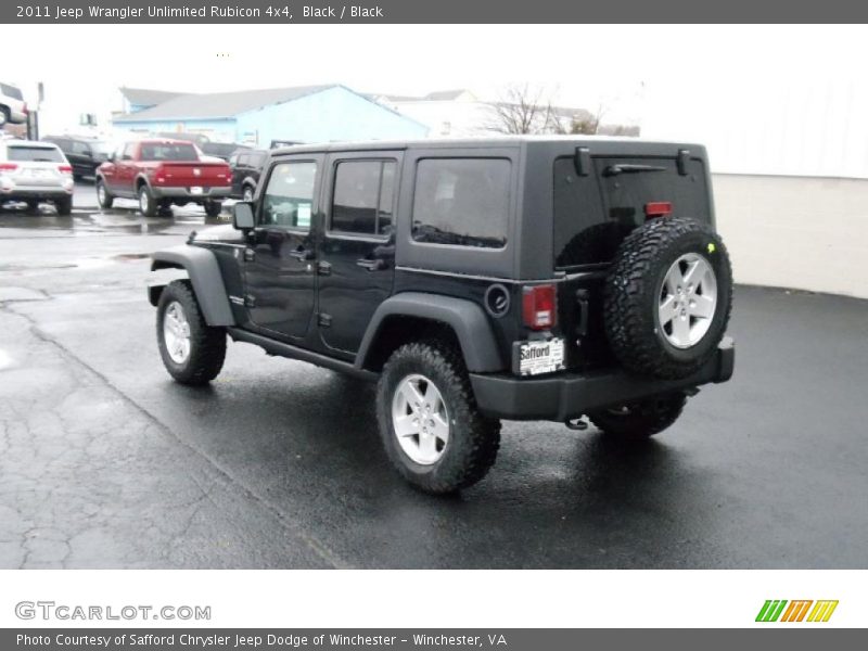 Black / Black 2011 Jeep Wrangler Unlimited Rubicon 4x4