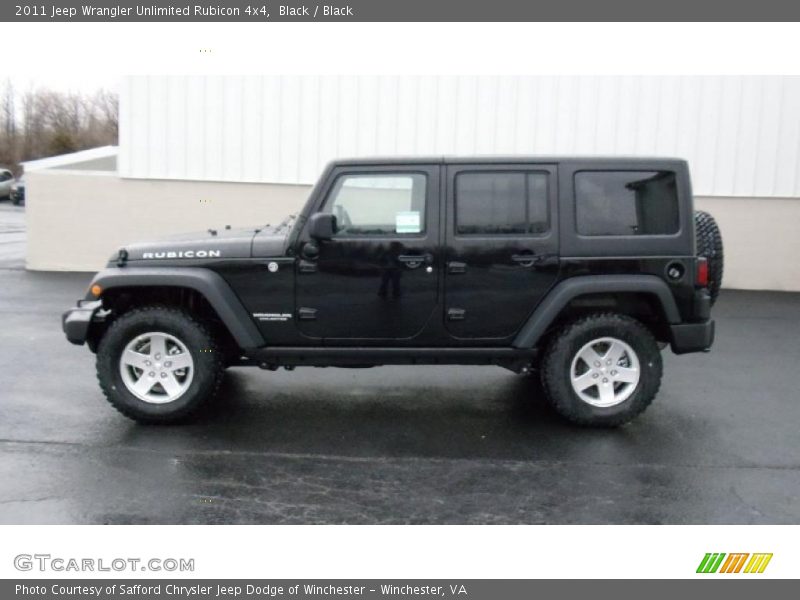 Black / Black 2011 Jeep Wrangler Unlimited Rubicon 4x4