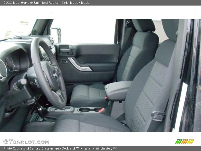 Black / Black 2011 Jeep Wrangler Unlimited Rubicon 4x4