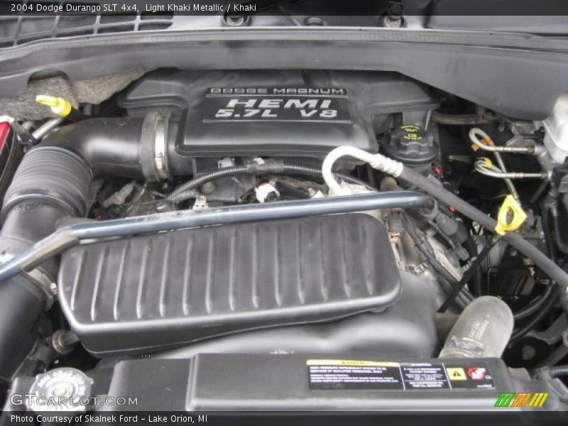 Light Khaki Metallic / Khaki 2004 Dodge Durango SLT 4x4