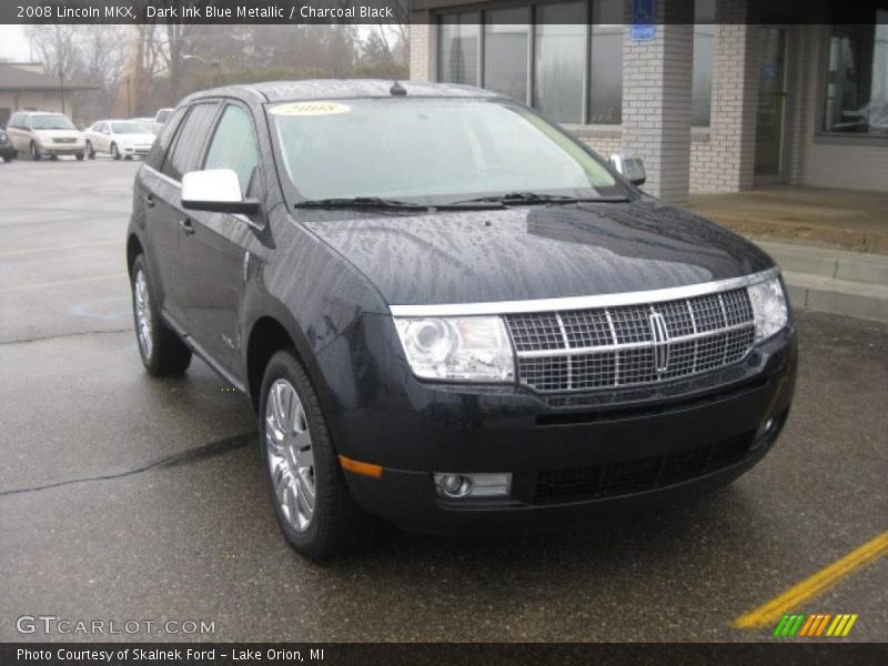 Dark Ink Blue Metallic / Charcoal Black 2008 Lincoln MKX