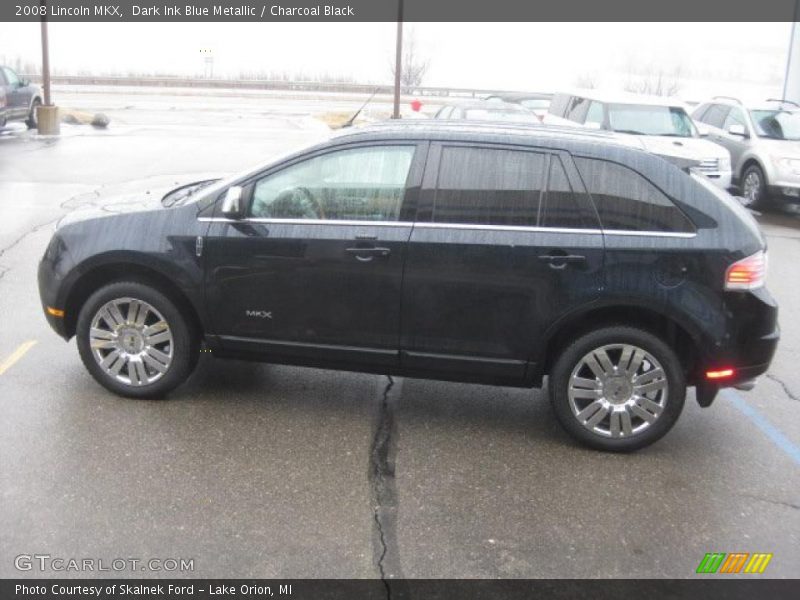 Dark Ink Blue Metallic / Charcoal Black 2008 Lincoln MKX