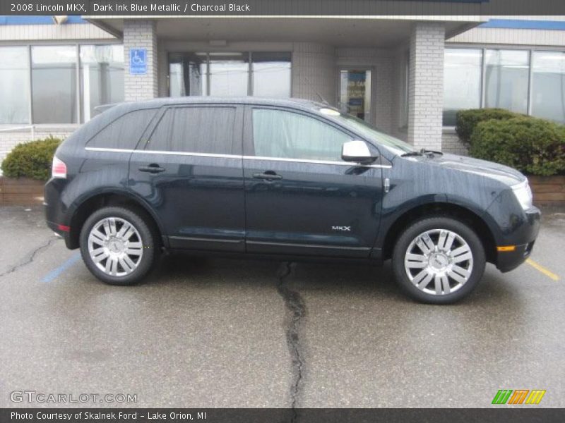 Dark Ink Blue Metallic / Charcoal Black 2008 Lincoln MKX