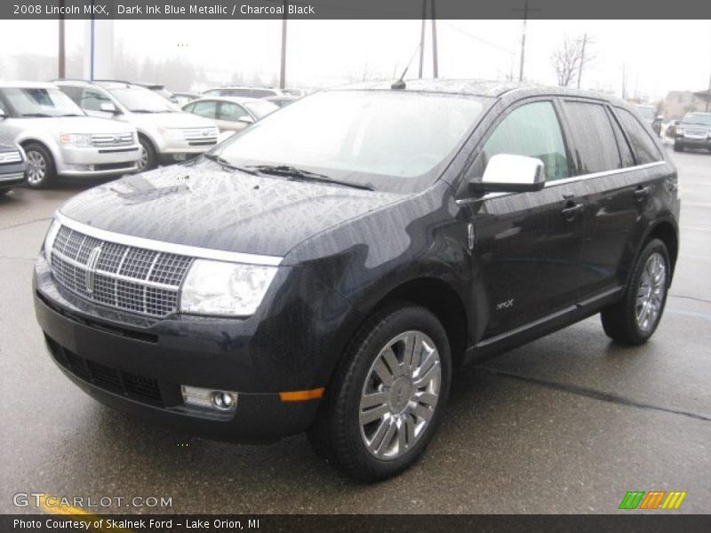 Dark Ink Blue Metallic / Charcoal Black 2008 Lincoln MKX