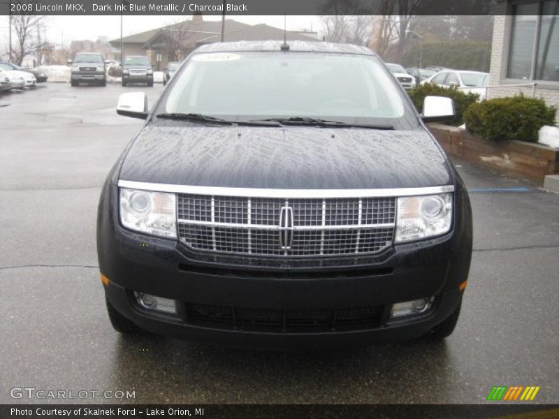 Dark Ink Blue Metallic / Charcoal Black 2008 Lincoln MKX