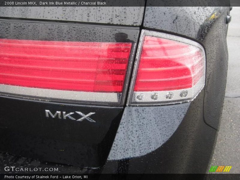 Dark Ink Blue Metallic / Charcoal Black 2008 Lincoln MKX