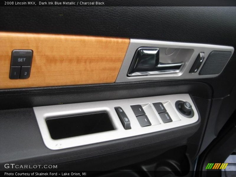 Dark Ink Blue Metallic / Charcoal Black 2008 Lincoln MKX
