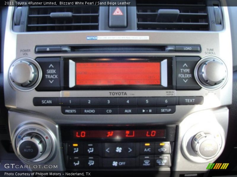 Blizzard White Pearl / Sand Beige Leather 2011 Toyota 4Runner Limited