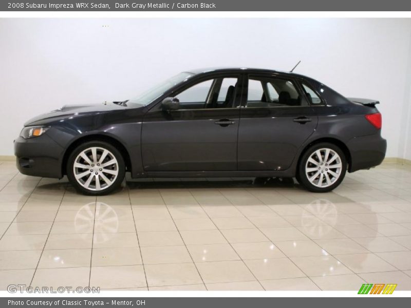 Dark Gray Metallic / Carbon Black 2008 Subaru Impreza WRX Sedan