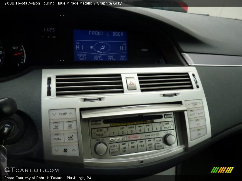 Blue Mirage Metallic / Graphite Gray 2008 Toyota Avalon Touring