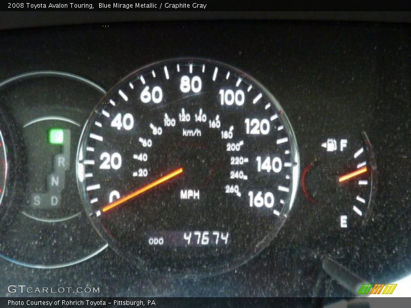 Blue Mirage Metallic / Graphite Gray 2008 Toyota Avalon Touring