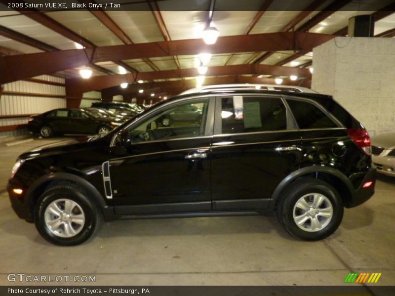 Black Onyx / Tan 2008 Saturn VUE XE