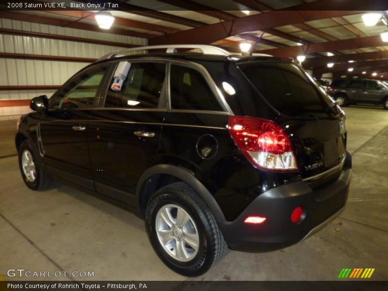Black Onyx / Tan 2008 Saturn VUE XE