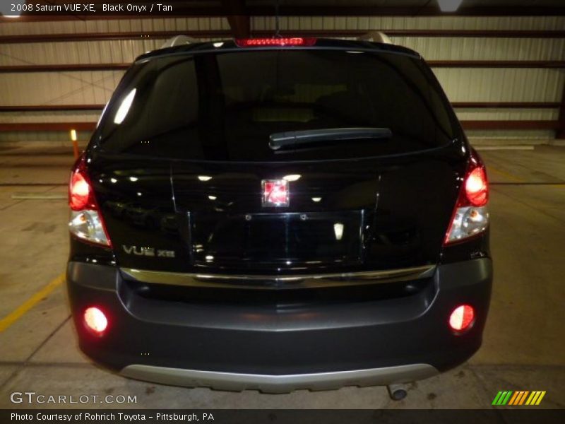 Black Onyx / Tan 2008 Saturn VUE XE