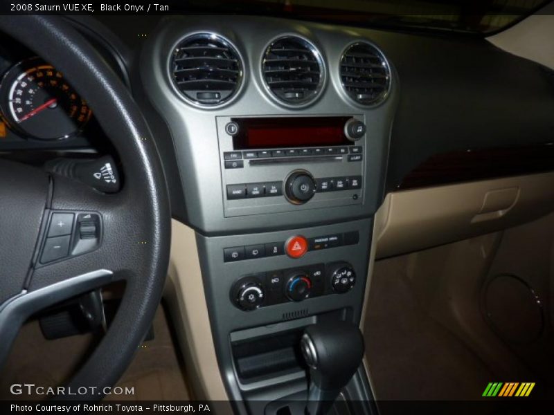 Black Onyx / Tan 2008 Saturn VUE XE