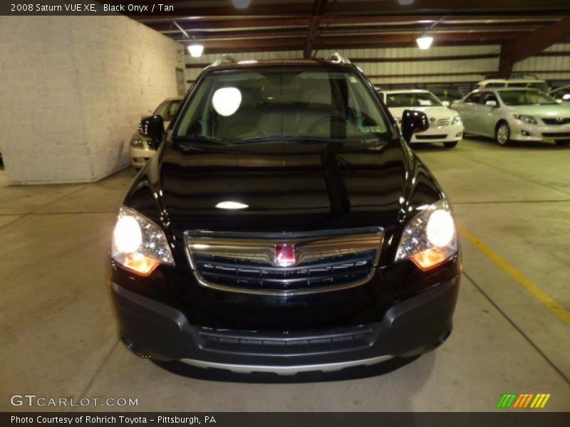 Black Onyx / Tan 2008 Saturn VUE XE