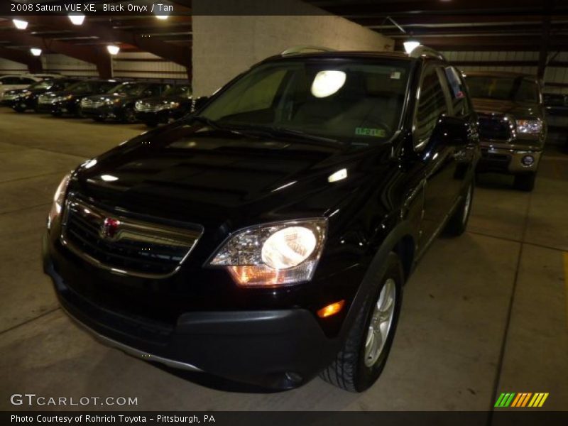 Black Onyx / Tan 2008 Saturn VUE XE