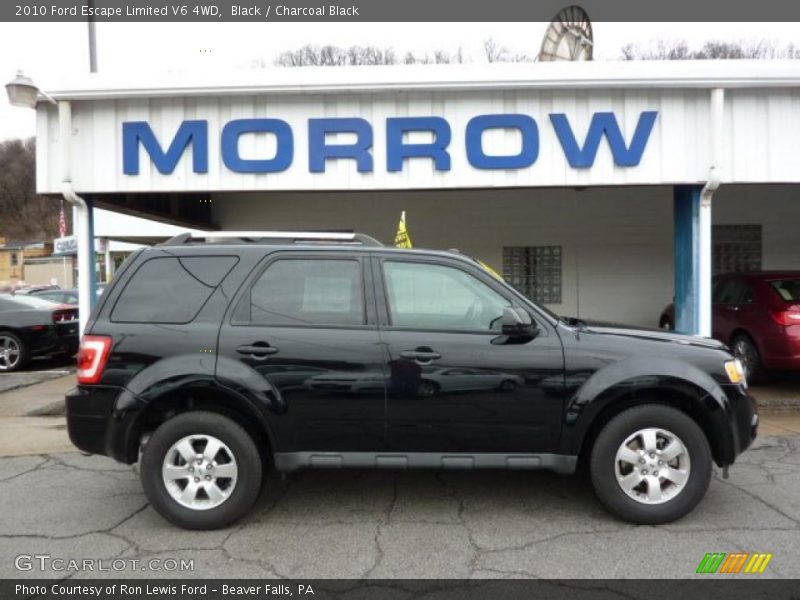 Black / Charcoal Black 2010 Ford Escape Limited V6 4WD