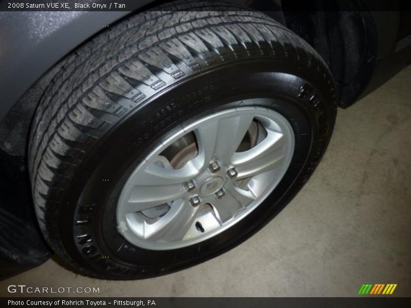 Black Onyx / Tan 2008 Saturn VUE XE