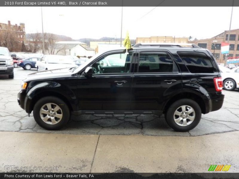 Black / Charcoal Black 2010 Ford Escape Limited V6 4WD