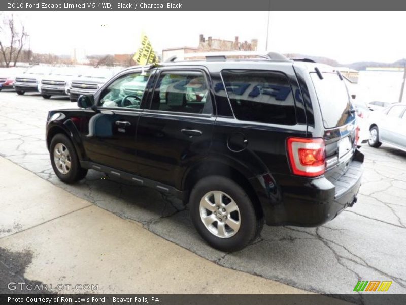 Black / Charcoal Black 2010 Ford Escape Limited V6 4WD
