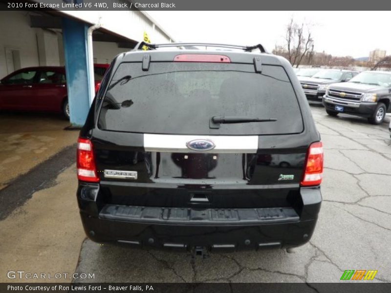 Black / Charcoal Black 2010 Ford Escape Limited V6 4WD