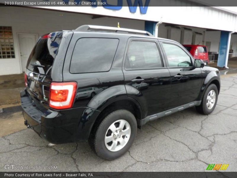 Black / Charcoal Black 2010 Ford Escape Limited V6 4WD