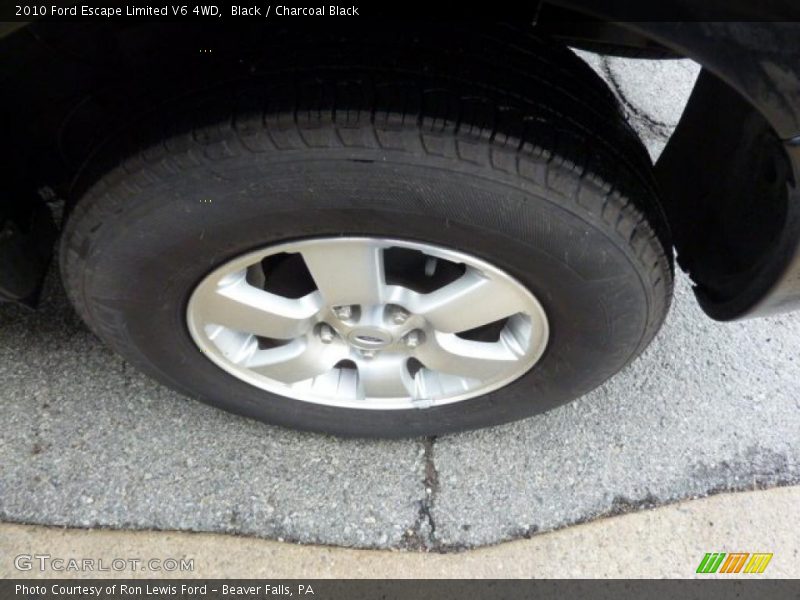 Black / Charcoal Black 2010 Ford Escape Limited V6 4WD
